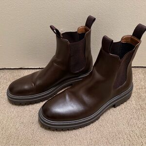H&M Men’s Chelsea Boots with 1.75” Heel | US 10 EUR 43 | Dark Brown